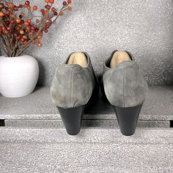 Easy Spirit Gray Suede Ankle Booties Boots Size 9 - Picture 6 of 6